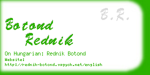 botond rednik business card